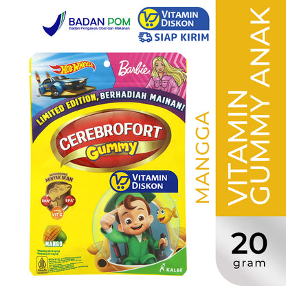 CEREBROFORT MARINE GUMMY RASA MANGGA 20GR