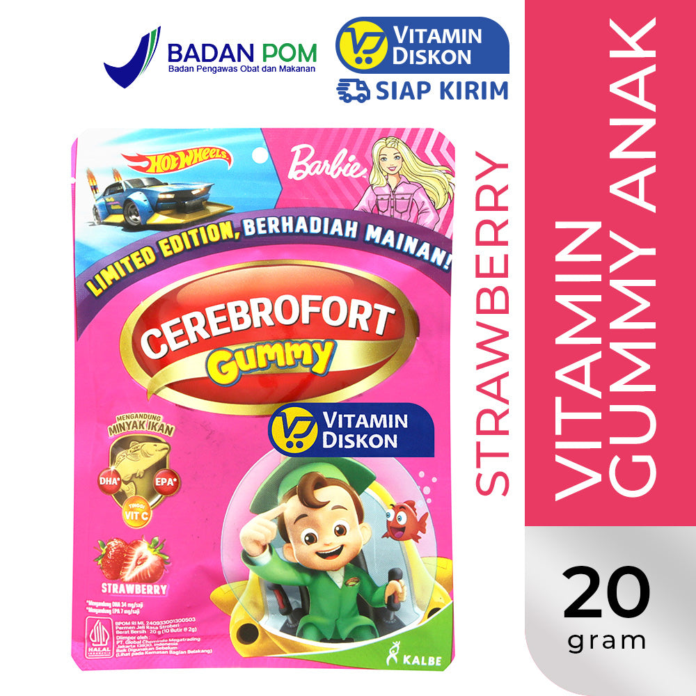 CEREBROFORT MARINE GUMMY RASA STRAWBERRY 20GR