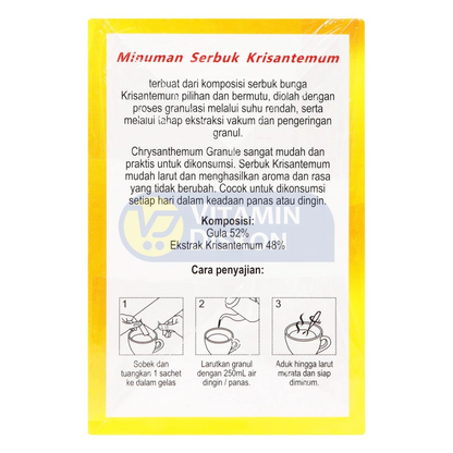 CHRYSANTHEMUM GRANULE 10'S MINUMAN SERBUK KRISANTEMUM SSA