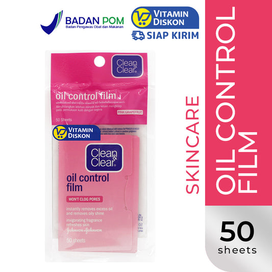 CLEAN & CLEAR OIL CONTROL FILM PINK 50S