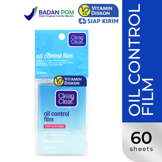 CLEAN & CLEAR OIL CONTROL FILM BLUE 60S