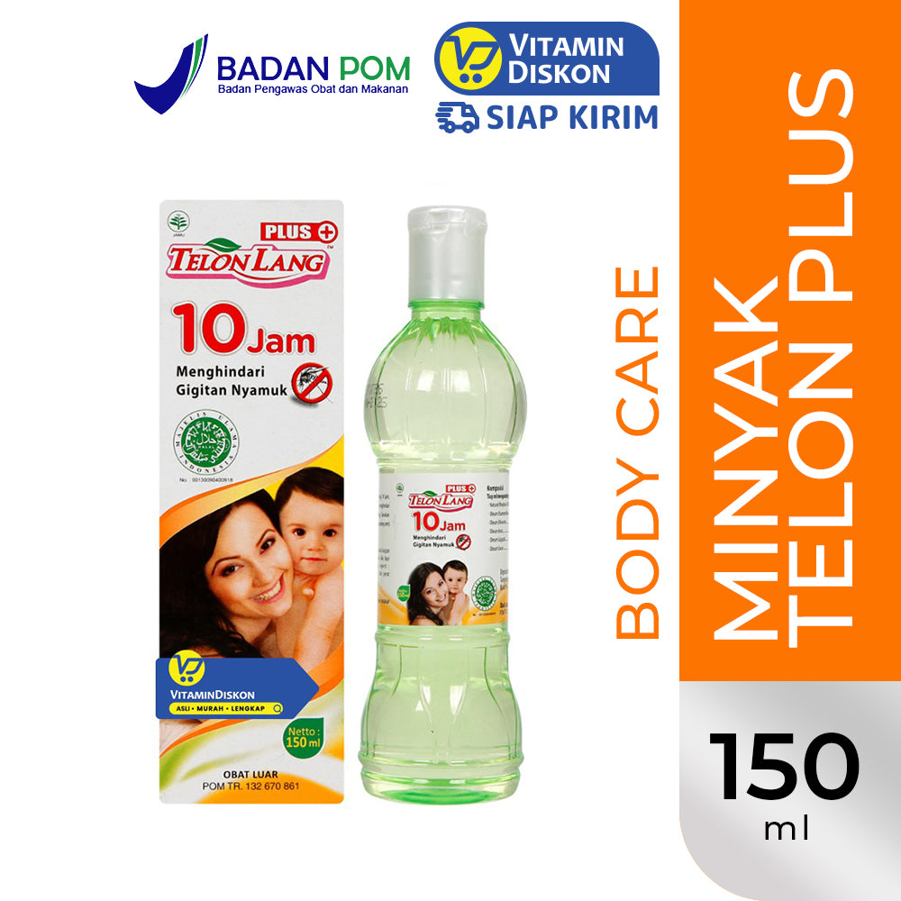 CAP LANG MINYAK TELON PLUS  ANTI NYAMUK 150 ML