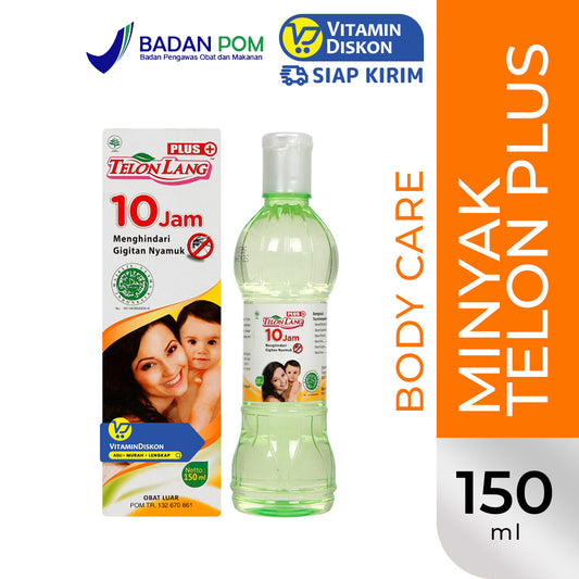 CAP LANG MINYAK TELON PLUS  ANTI NYAMUK 150 ML