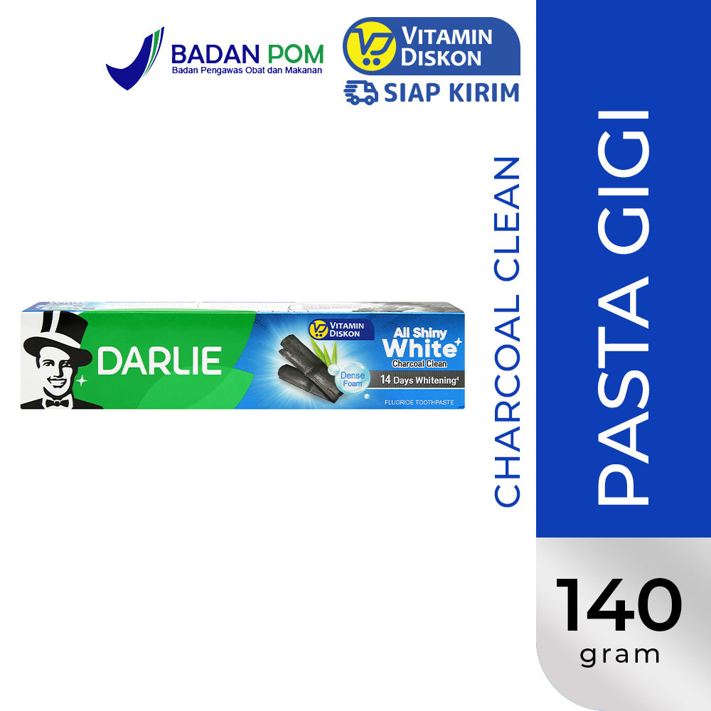 DARLIE ALL SHINY WHITE CHARCOAL CLEAN 140GR