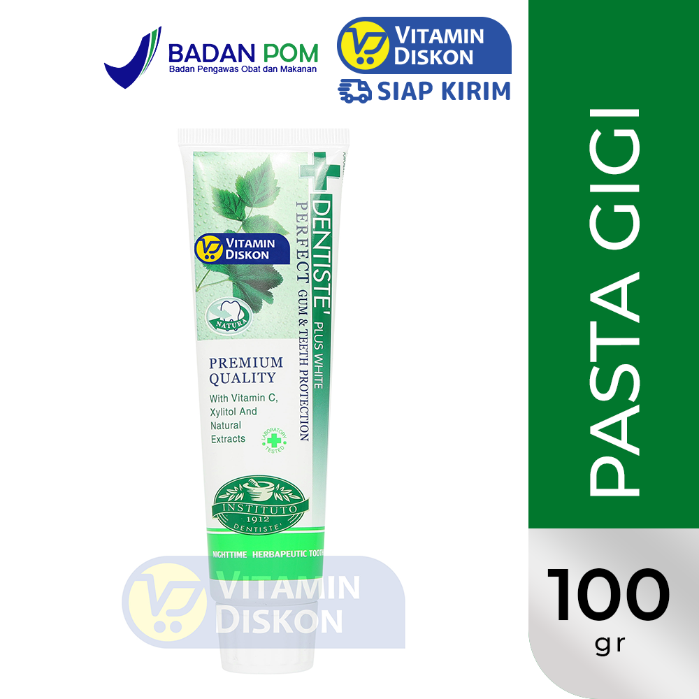 DENTISTE PLUS WHITE NIGHTTIME HERBAPEUTIC TOOTHPASTE 100GR