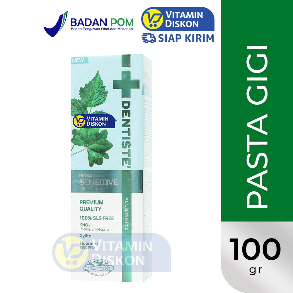 DENTISTE PLUS WHITE ULTRA SENSITIVE TOOTHPASTE 100GR