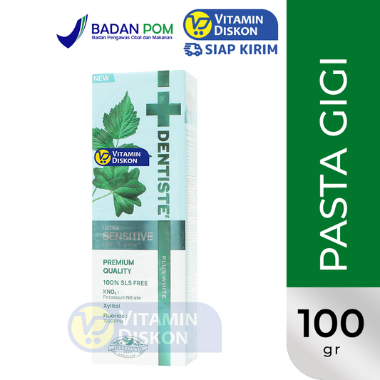 DENTISTE PLUS WHITE ULTRA SENSITIVE TOOTHPASTE 100GR