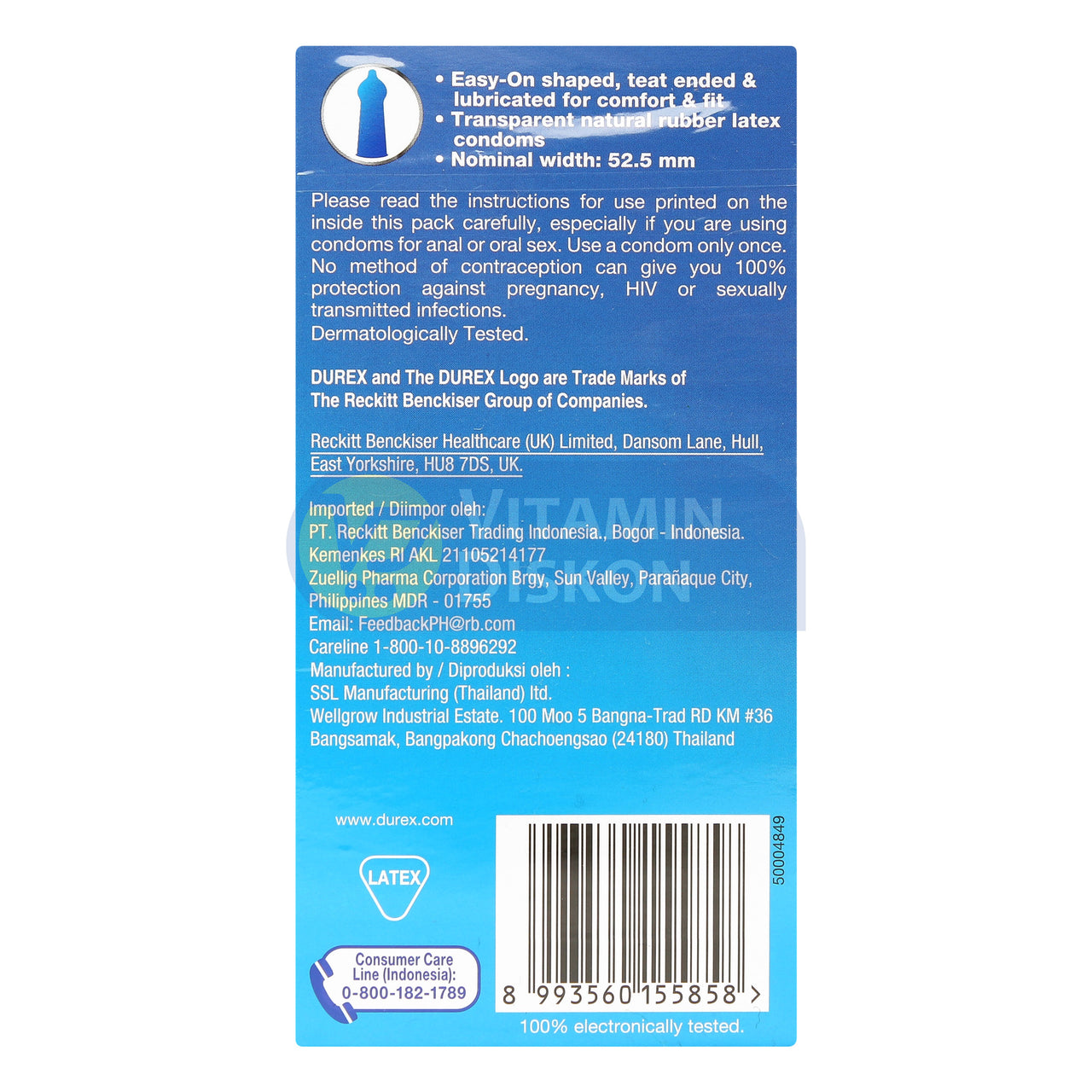 DUREX LOVE 12 CONDOMS