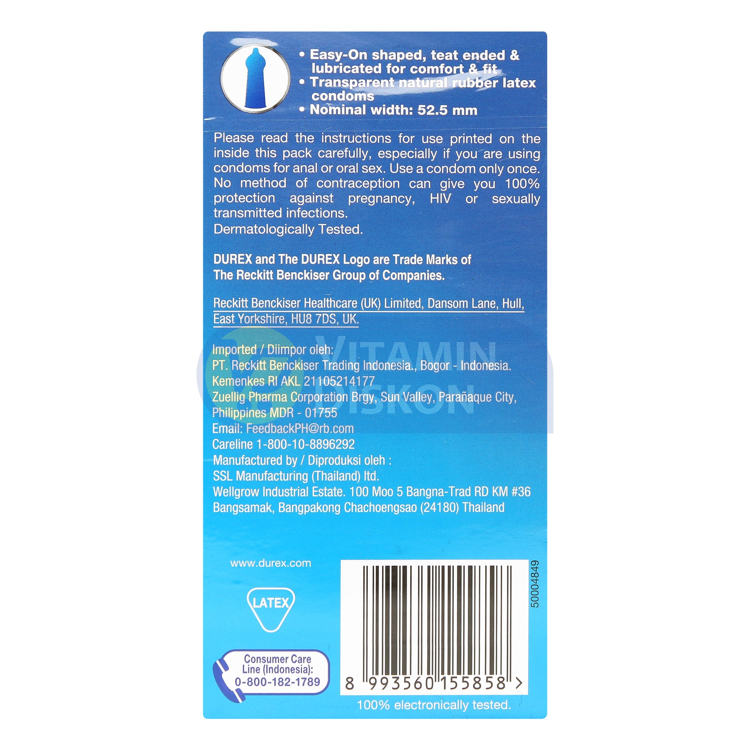 DUREX LOVE 12 CONDOMS