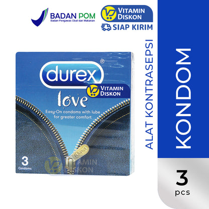 DUREX LOVE 3 CONDOMS