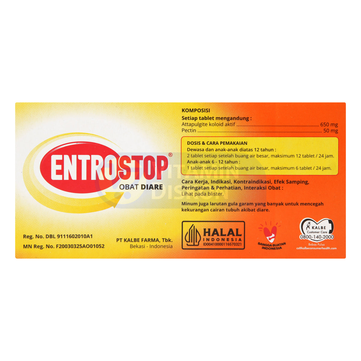 ENTROSTOP 1 BOX ISI 2 STRIP