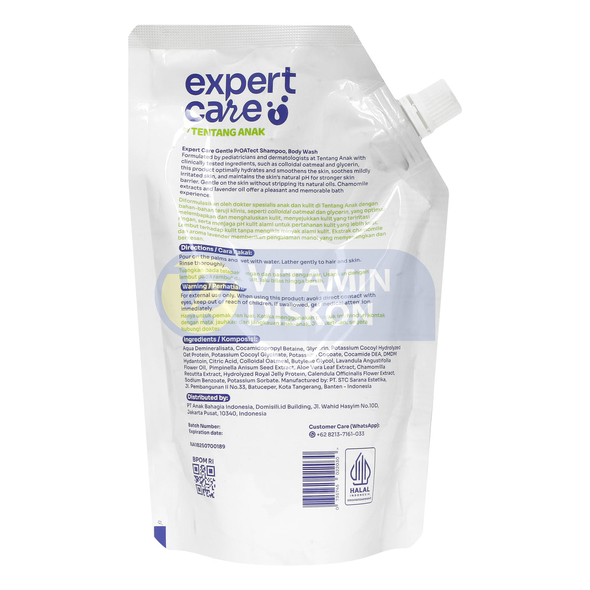 EXPERT CARE DAILY PROATECT SHAMPOO AND BODY WASH 380 ML