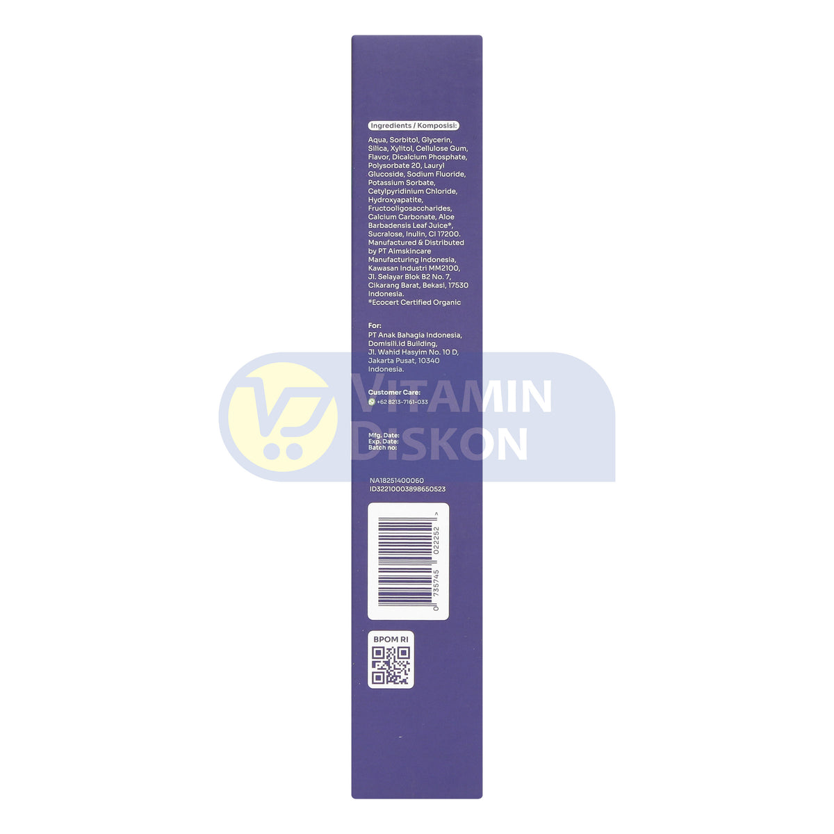 EXPERT CARE NUTRISHINE TOOTHPASTE 36 GR