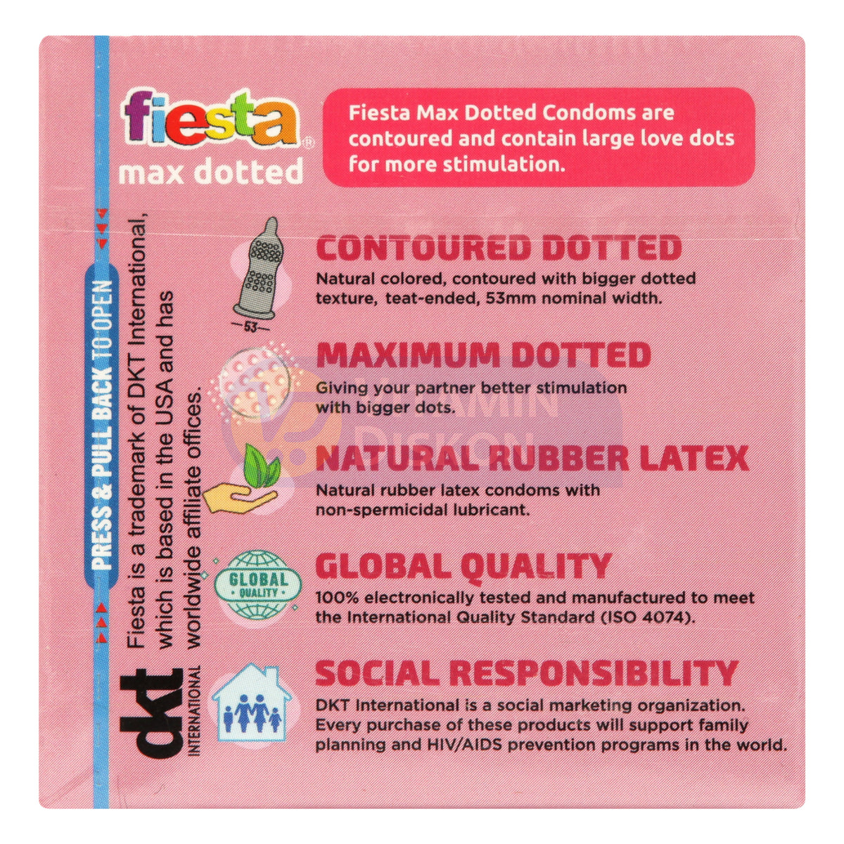 FIESTA MAX DOTTED ISI 3 PCS