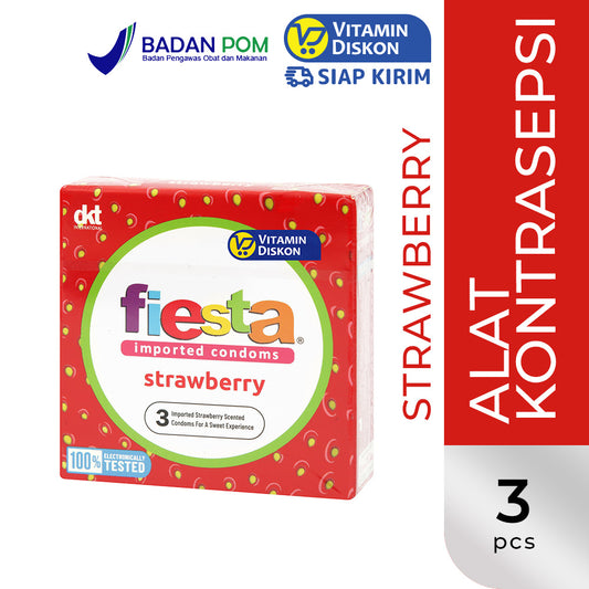 FIESTA STRAWBERRY ISI 3 PCS