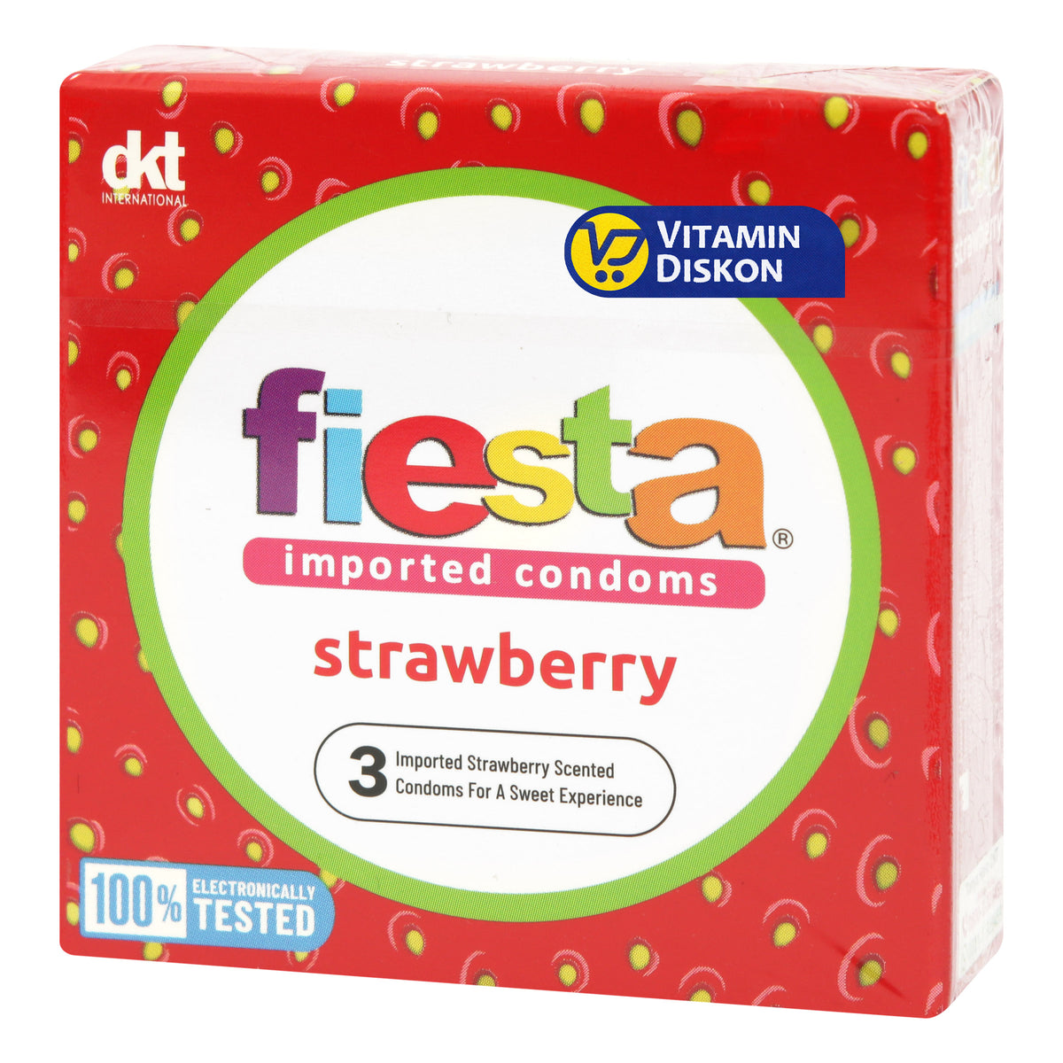 FIESTA STRAWBERRY ISI 3 PCS