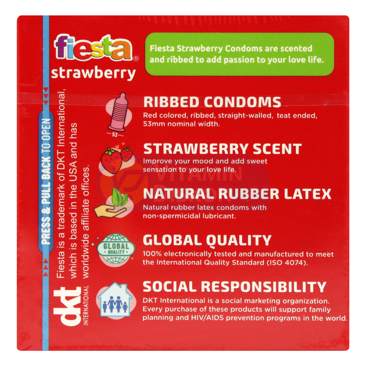 FIESTA STRAWBERRY ISI 3 PCS