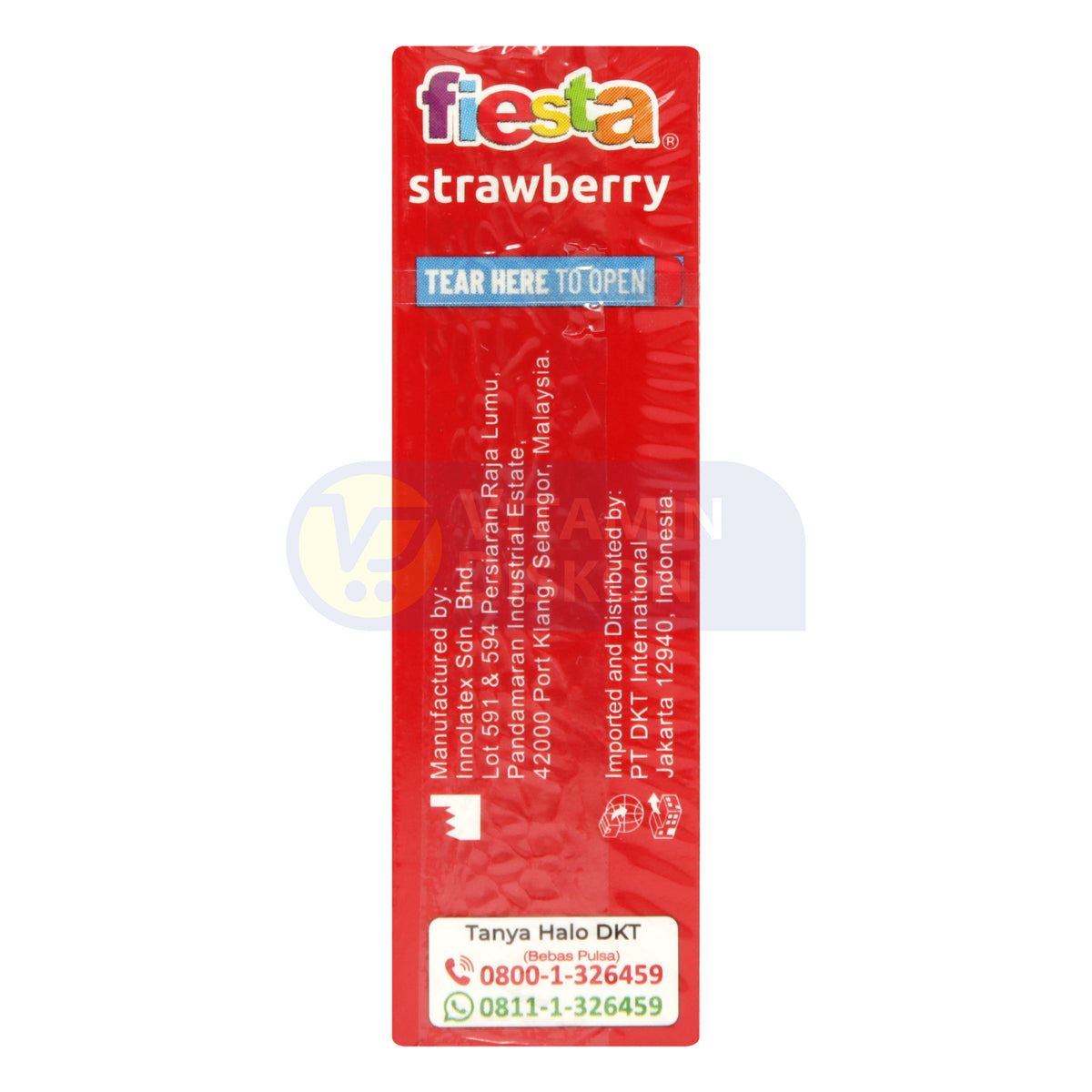 FIESTA STRAWBERRY ISI 3 PCS