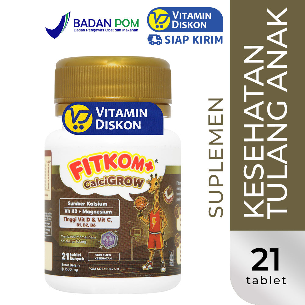 FITKOM CALCI GROW - ISI 21 TABLET KUNYAH