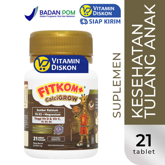 FITKOM CALCI GROW - ISI 21 TABLET KUNYAH
