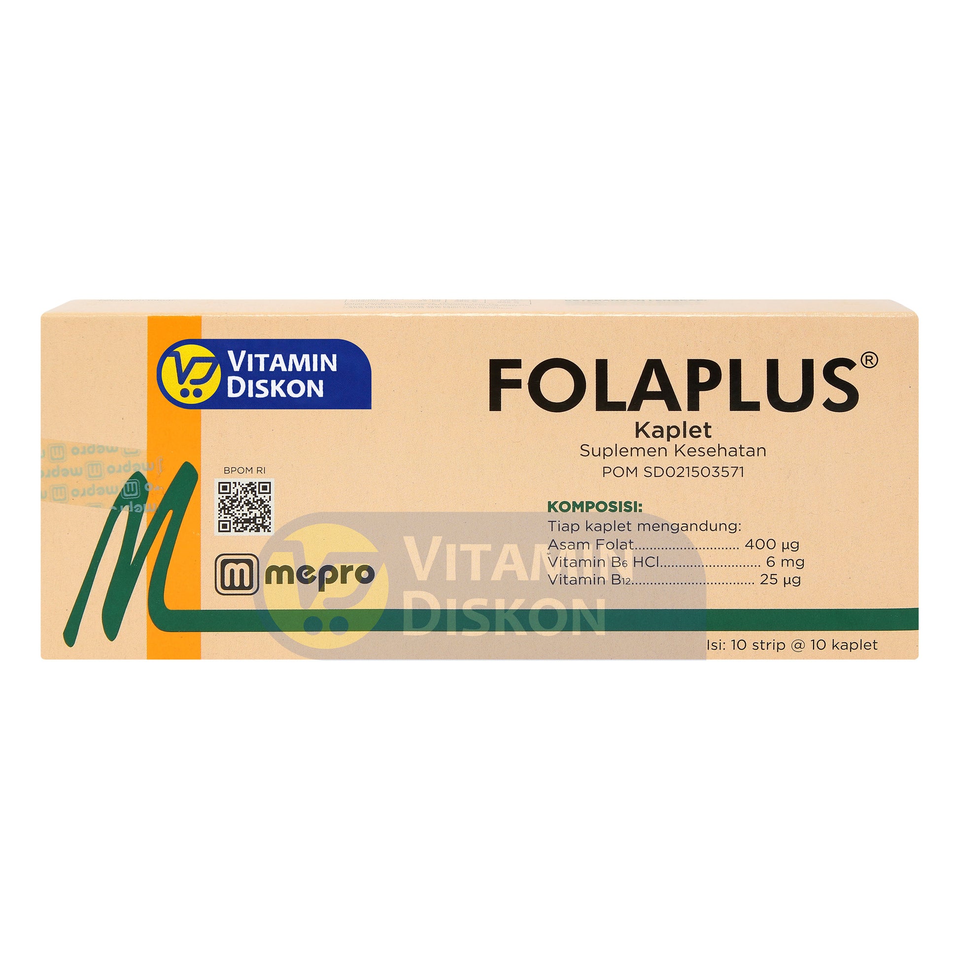 FOLAPLUS 1 BOX ISI 10 STRIP