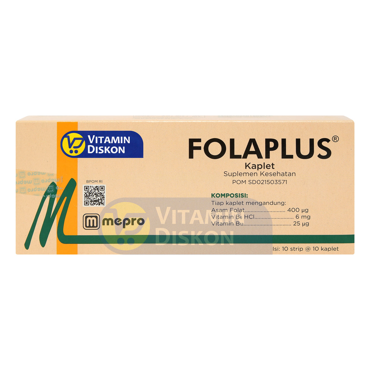 FOLAPLUS 1 BOX ISI 10 STRIP
