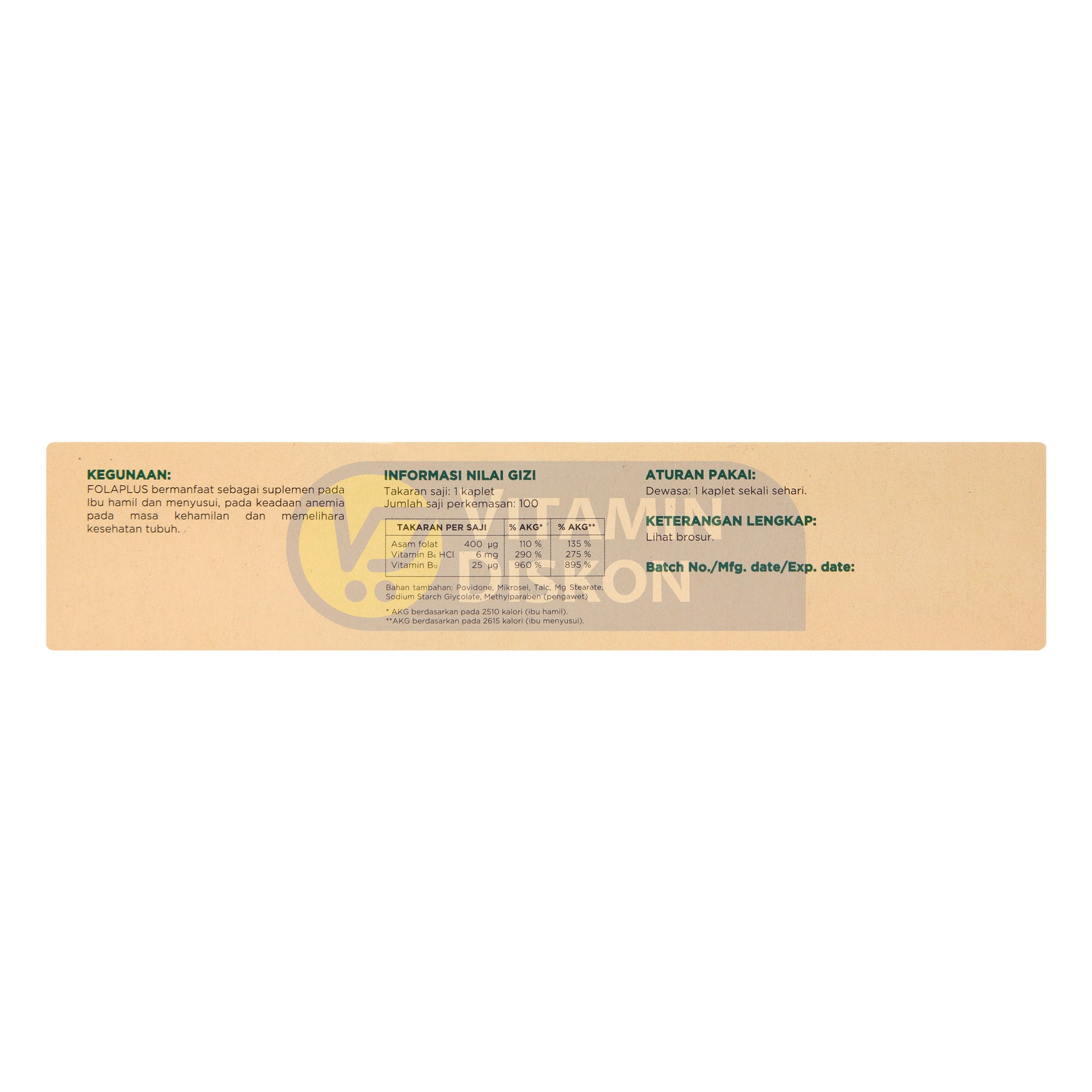 FOLAPLUS 1 BOX ISI 10 STRIP