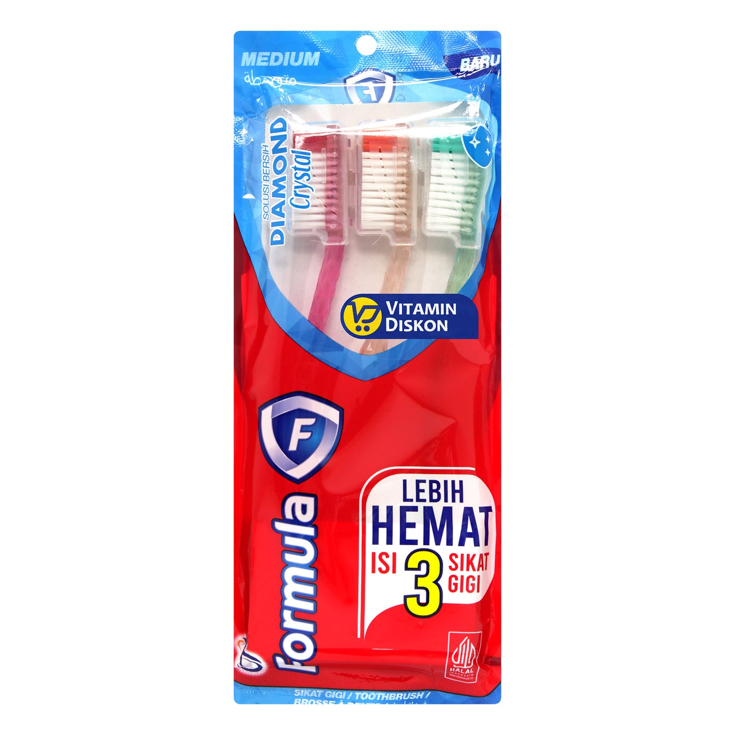 FORMULA SIKAT GIGI DIAMOND CRYSTAL ISI 3