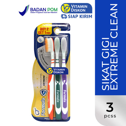 FORMULA SIKAT GIGI EXTREME CLEAN ISI 3