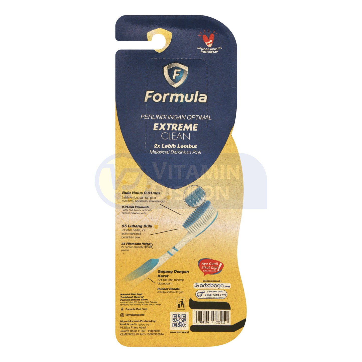 FORMULA SIKAT GIGI EXTREME CLEAN ISI 3