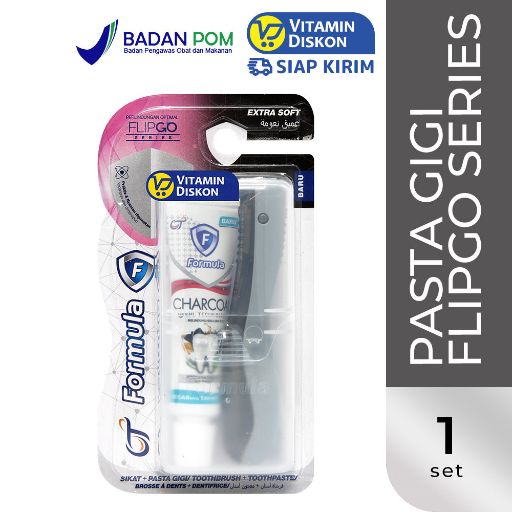 FORMULA SIKAT GIGI FLIPGO CHARCOAL