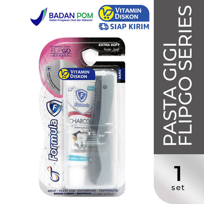 FORMULA SIKAT GIGI FLIPGO CHARCOAL
