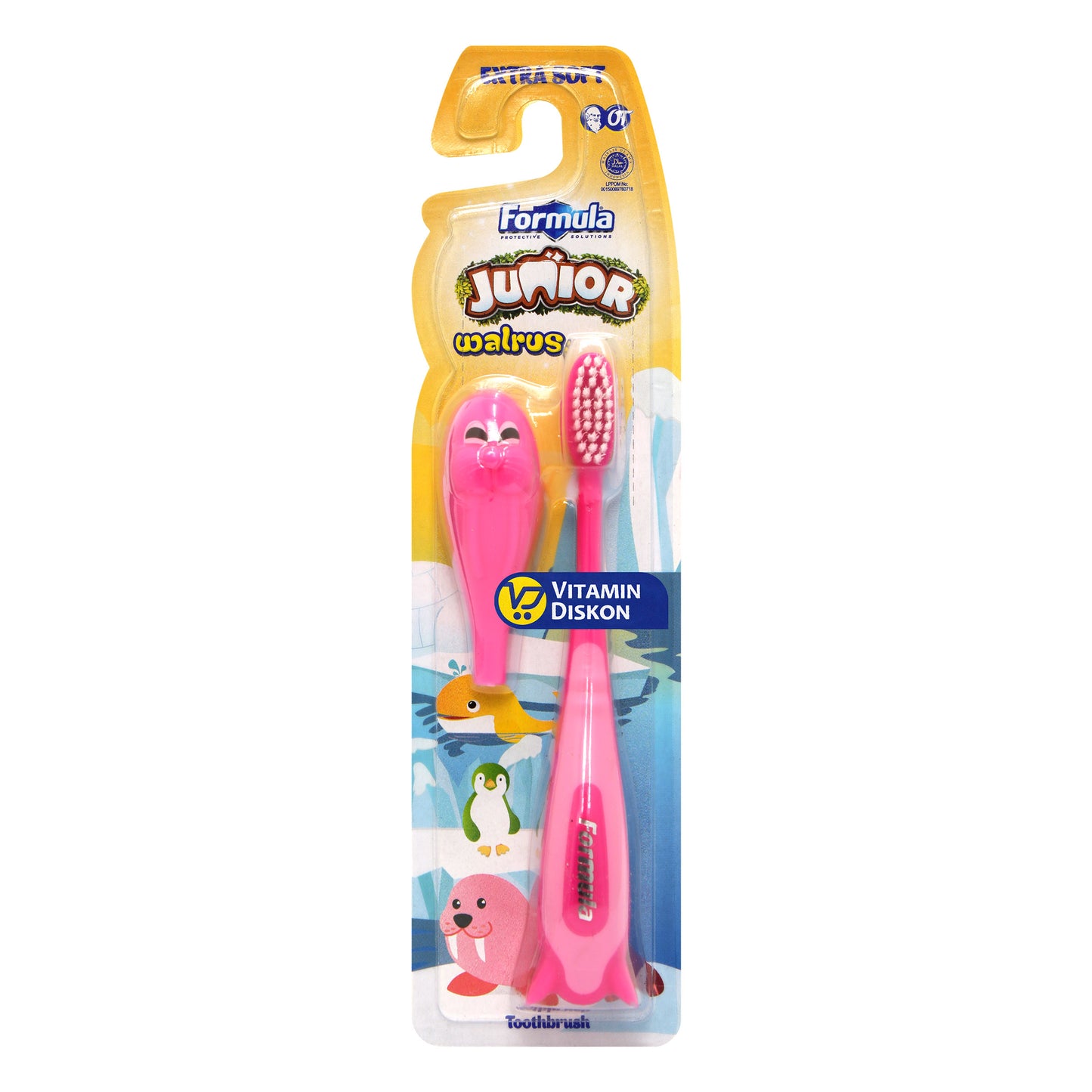 FORMULA SIKAT GIGI JUNIOR WALRUS EXTRA SOFT