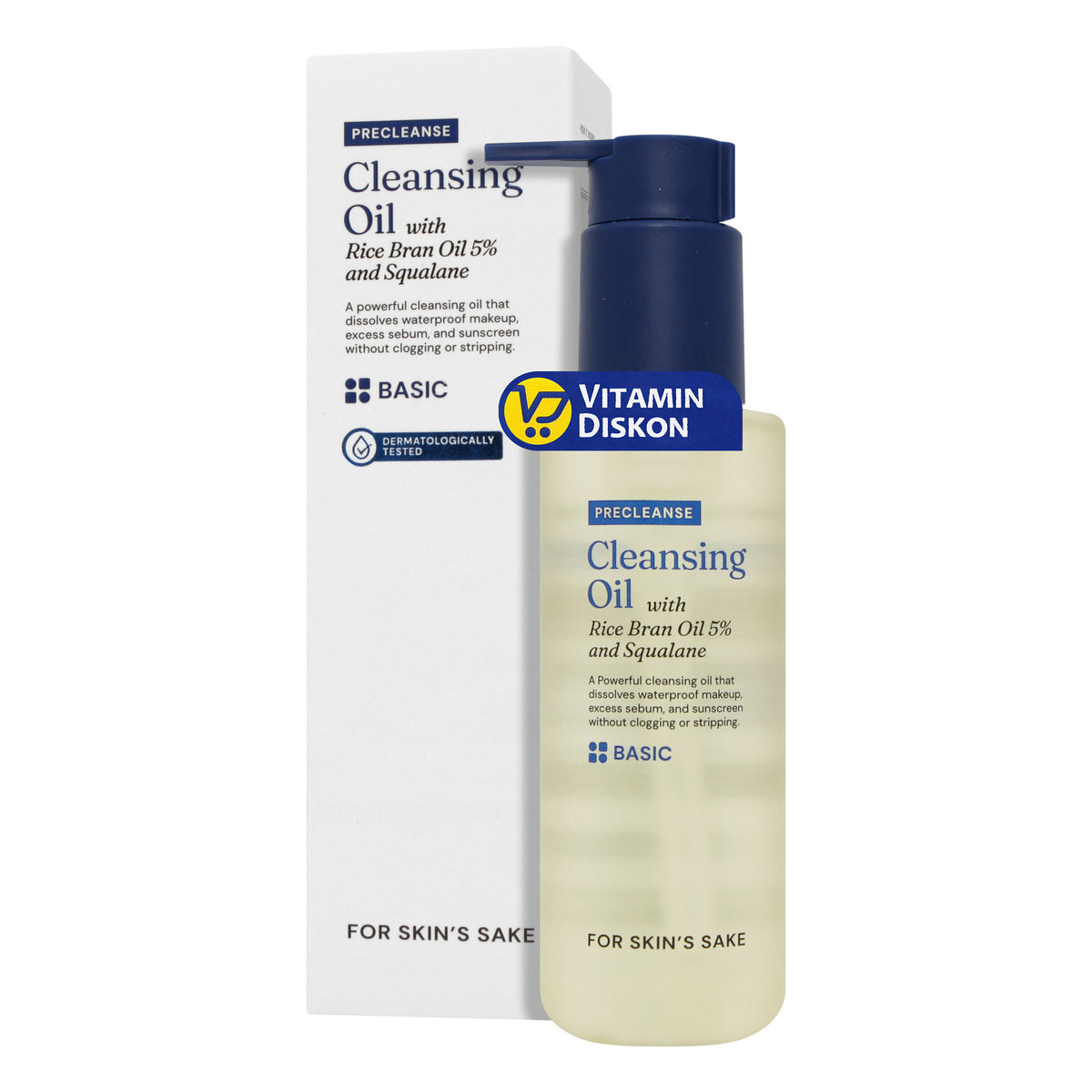 FSS CLEANSING OIL WITH RICE BRAN OIL 5% AND SQUALANE 130ML