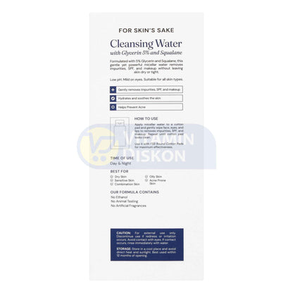 FSS CLEANSING WATER WITH GLYCERIN 5% AND SQUALANE 310ML