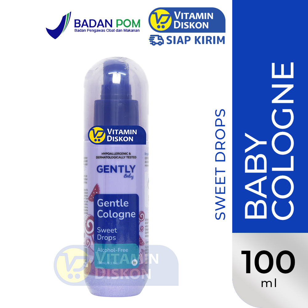GENTLY BABY COLOGNE SWEET DROPS 100ML