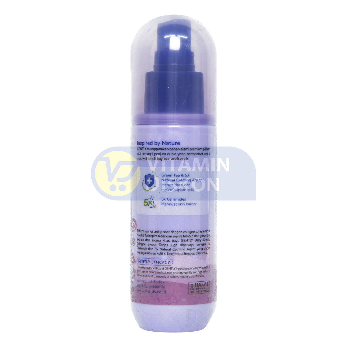 GENTLY BABY COLOGNE SWEET DROPS 100ML