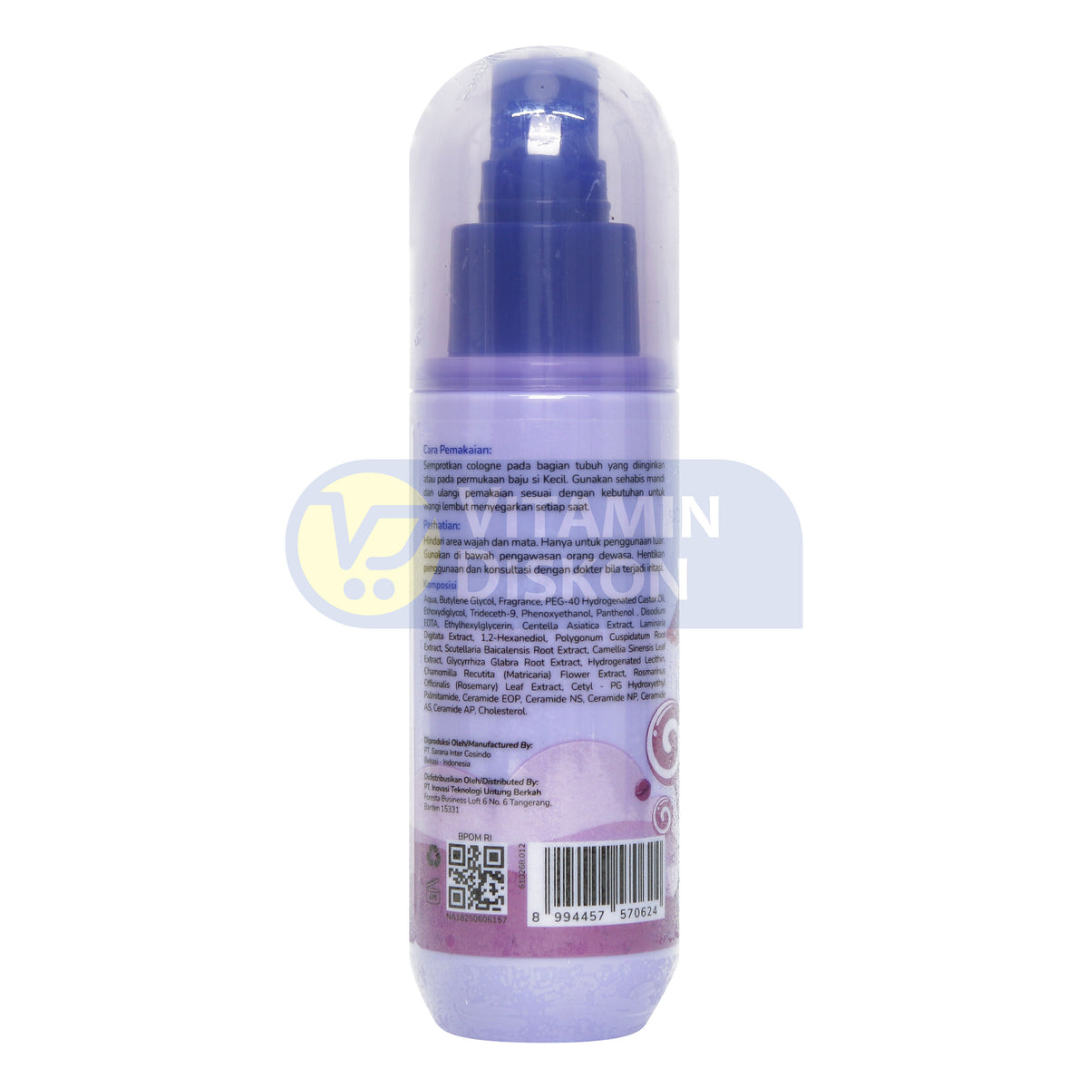 GENTLY BABY COLOGNE SWEET DROPS 100ML