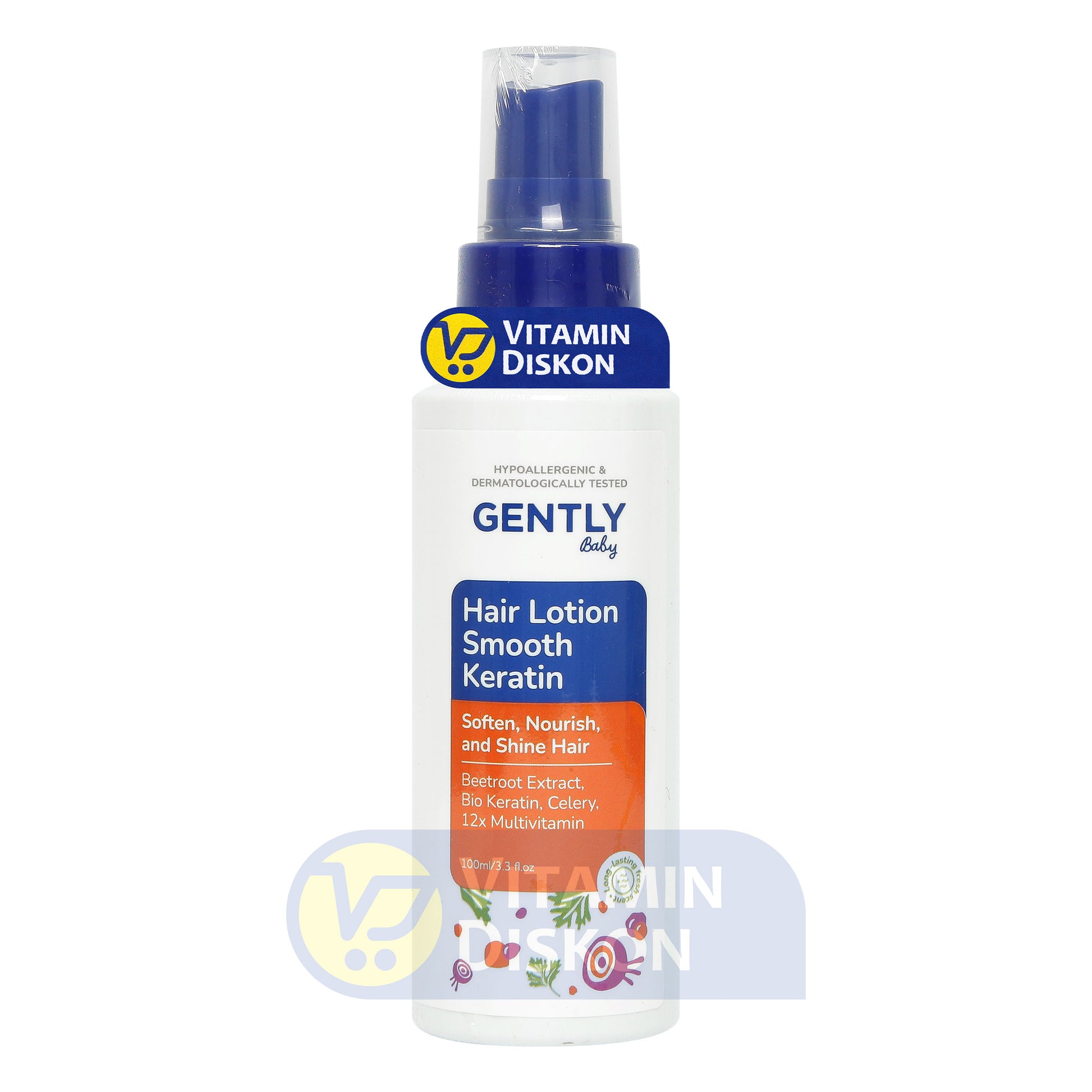 GENTLY BABY HAIR LOTION SMOOTH KERATIN 100ML