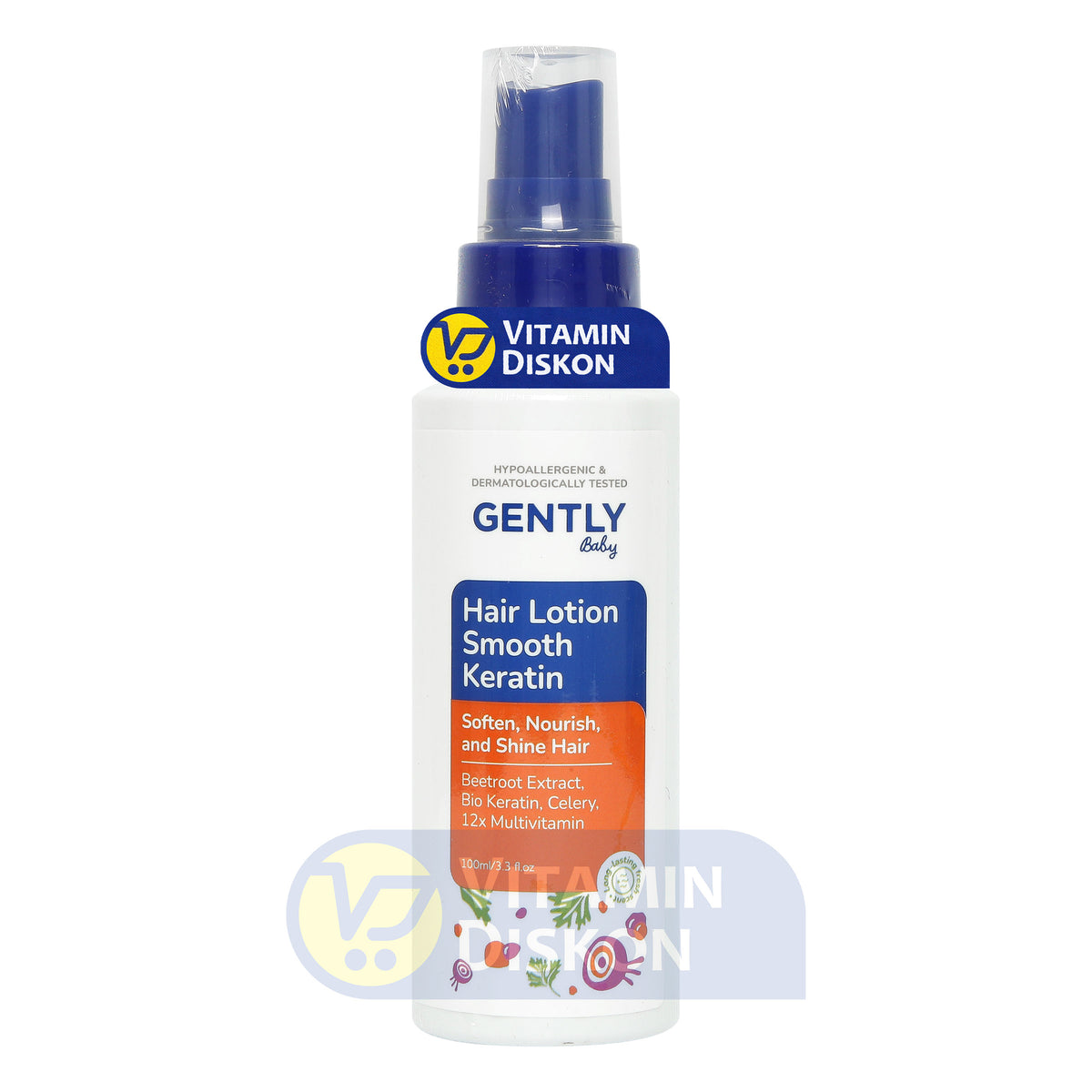 GENTLY BABY HAIR LOTION SMOOTH KERATIN 100ML