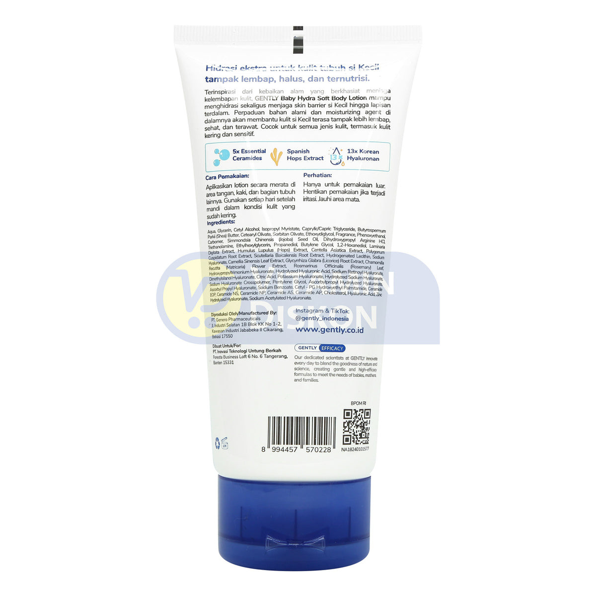 GENTLY HYDRA SOFT BODY LOTION 150GR