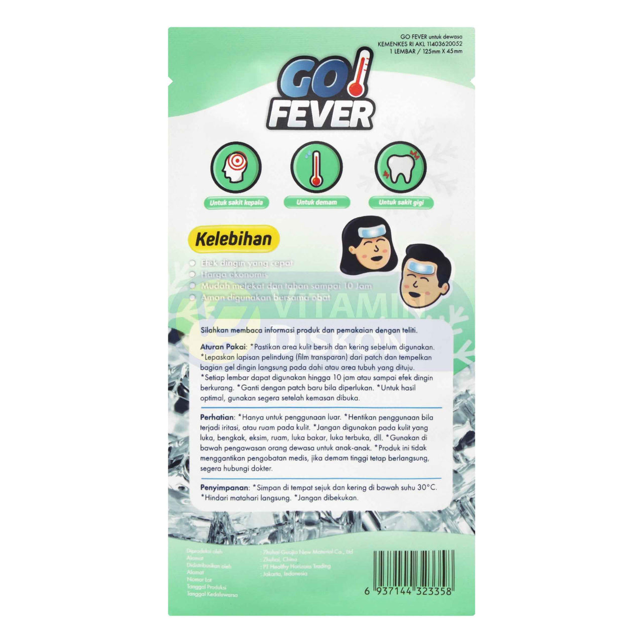 GO FEVER FOR ADULT ISI 1 PCS