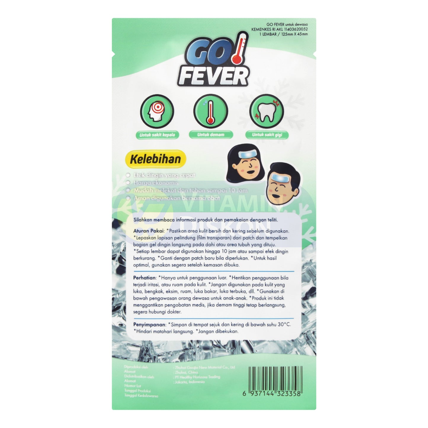 GO FEVER FOR ADULT ISI 1 PCS