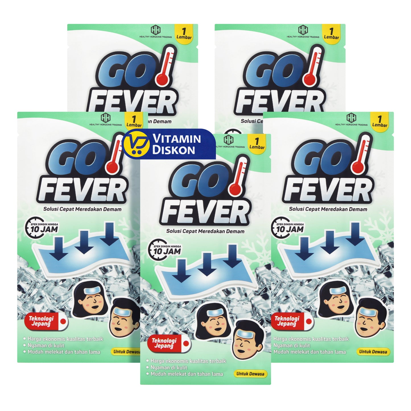MULTIPACK GO FEVER FOR ADULT X5