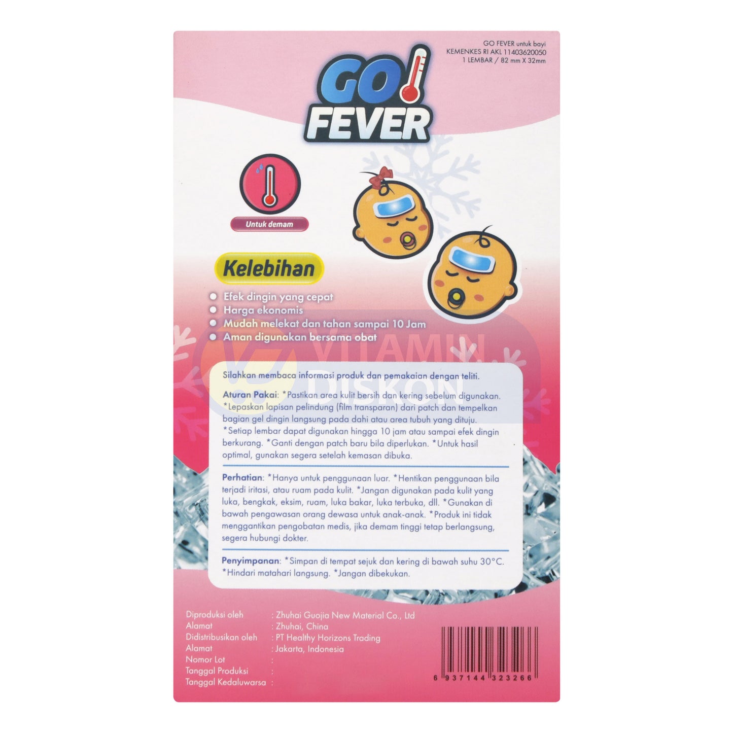 GO FEVER FOR BABY ISI 10 PCS