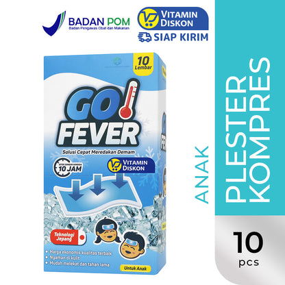 GO FEVER FOR CHILDREN ISI 10 PCS