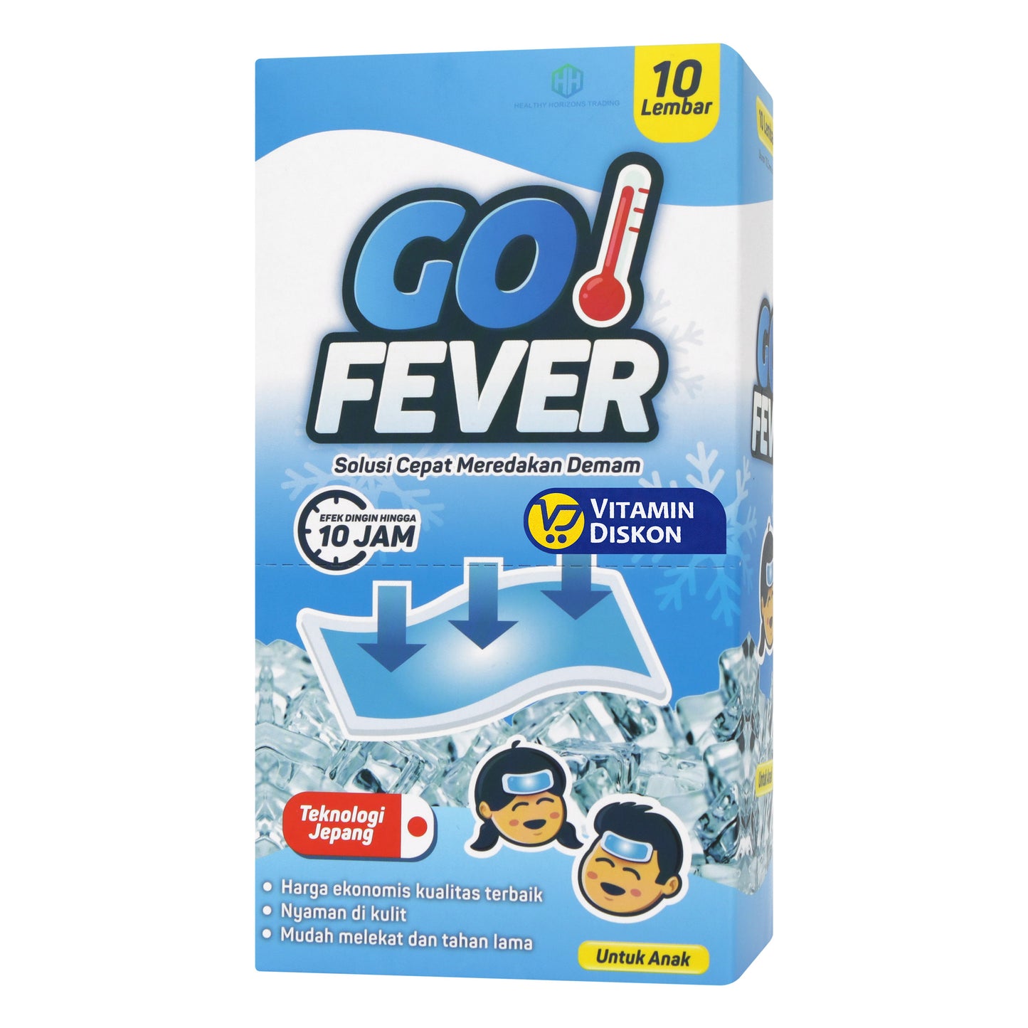 GO FEVER FOR CHILDREN ISI 10 PCS