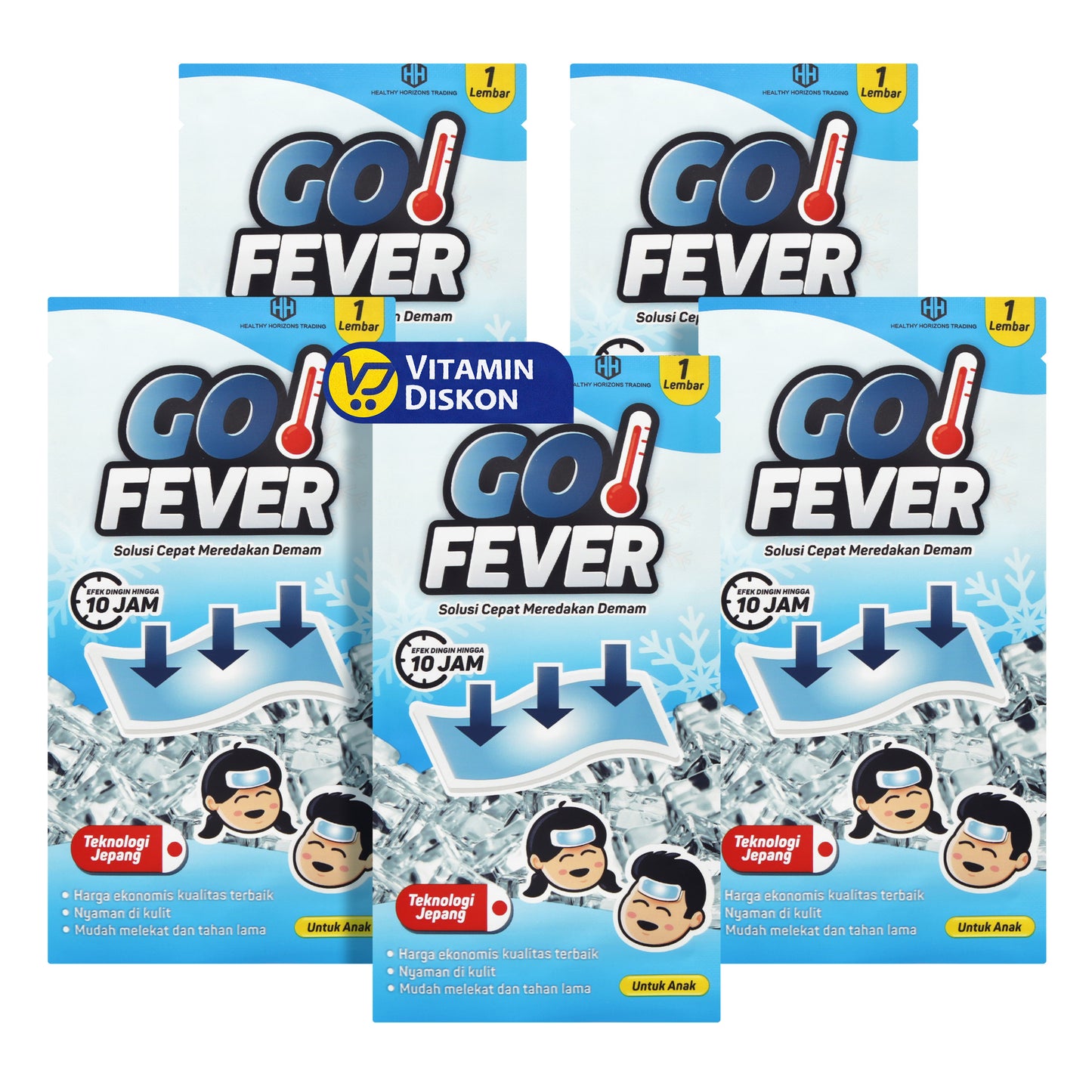 MULTIPACK GO FEVER FOR CHILDREN X5