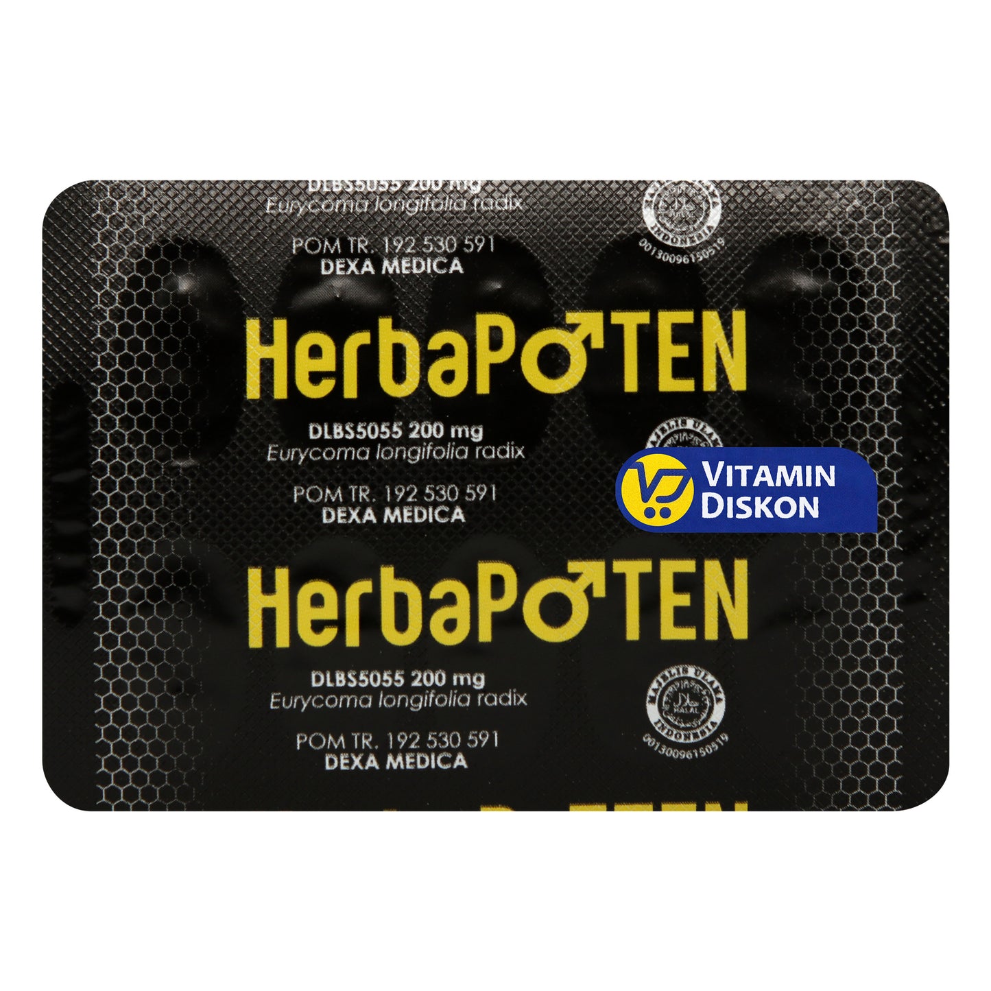 HERBAPOTEN SUPLEMEN VITALITAS STAMINA PRIA HERBAL 1 STRIP 10 KAPSUL