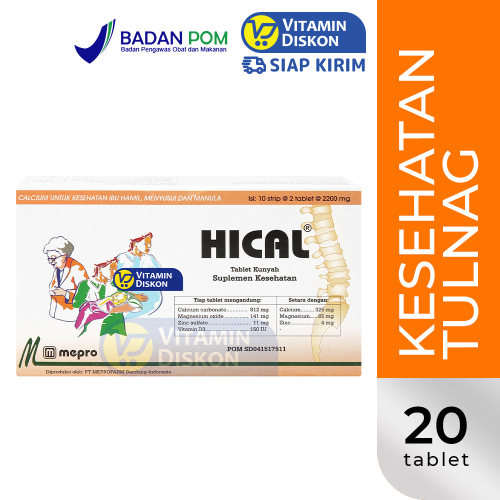 HICAL 1 BOX ISI 10 STRIP